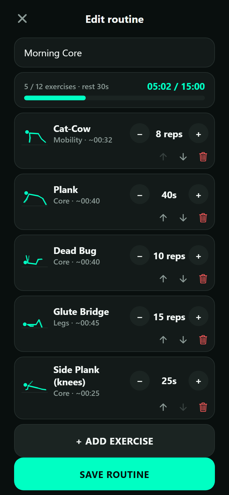 Build your own daily routine